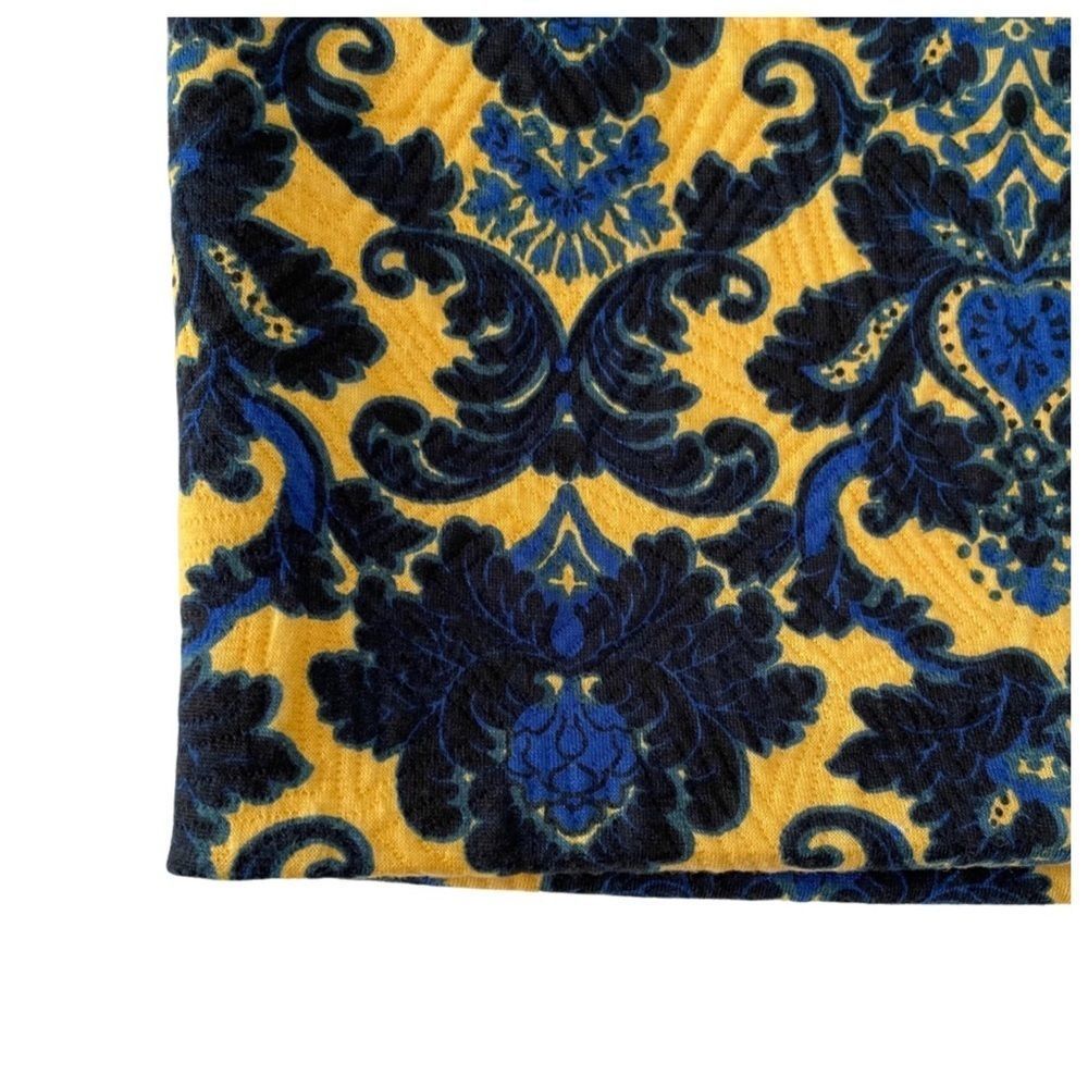 41 HAWTHORN Yellow/Blue Oh My Darling Brixon Ivy Pencil Skirt M - Picture 3 of 7